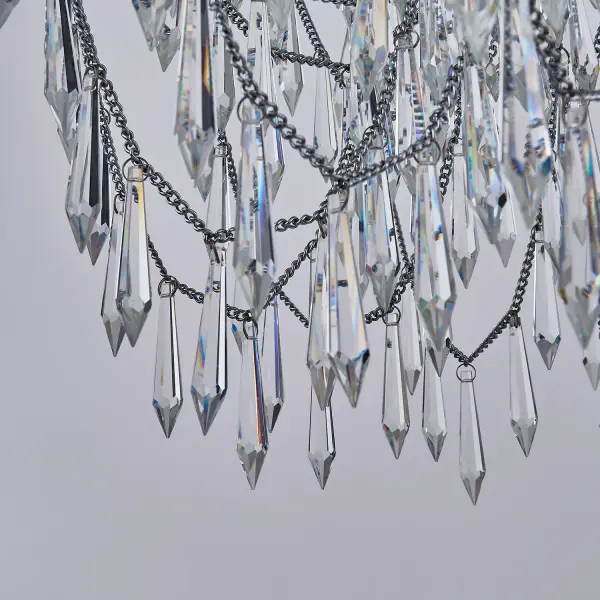 Stunning Boho Glam Crystal Chandelier with Dramatic Fringe Design - Image 4