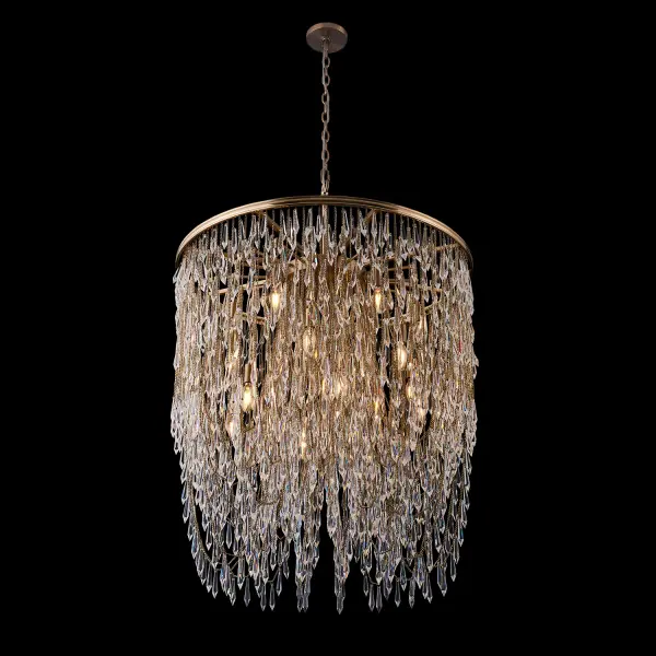 Frangia 34" Pendant in Brushed Champagne Gold - Image 1