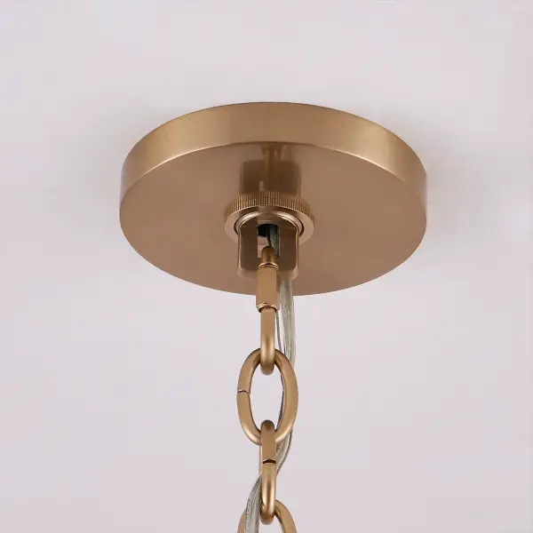 Frangia 34" Pendant in Brushed Champagne Gold - Image 3