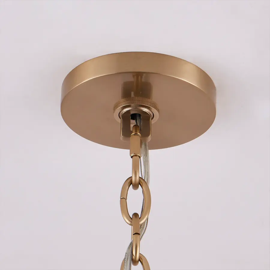 Frangia 34" Pendant in Brushed Champagne Gold - Image 3
