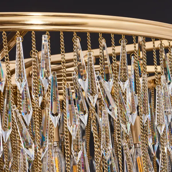 Frangia 34" Pendant in Brushed Champagne Gold - Image 5