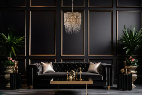 Frangia 34" Pendant in Brushed Champagne Gold - Image 6