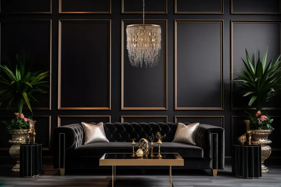 Frangia 34" Pendant in Brushed Champagne Gold - Image 6
