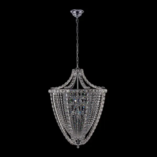 Scudo 27" Crystal Pendant in Polished Chrome - Image 3