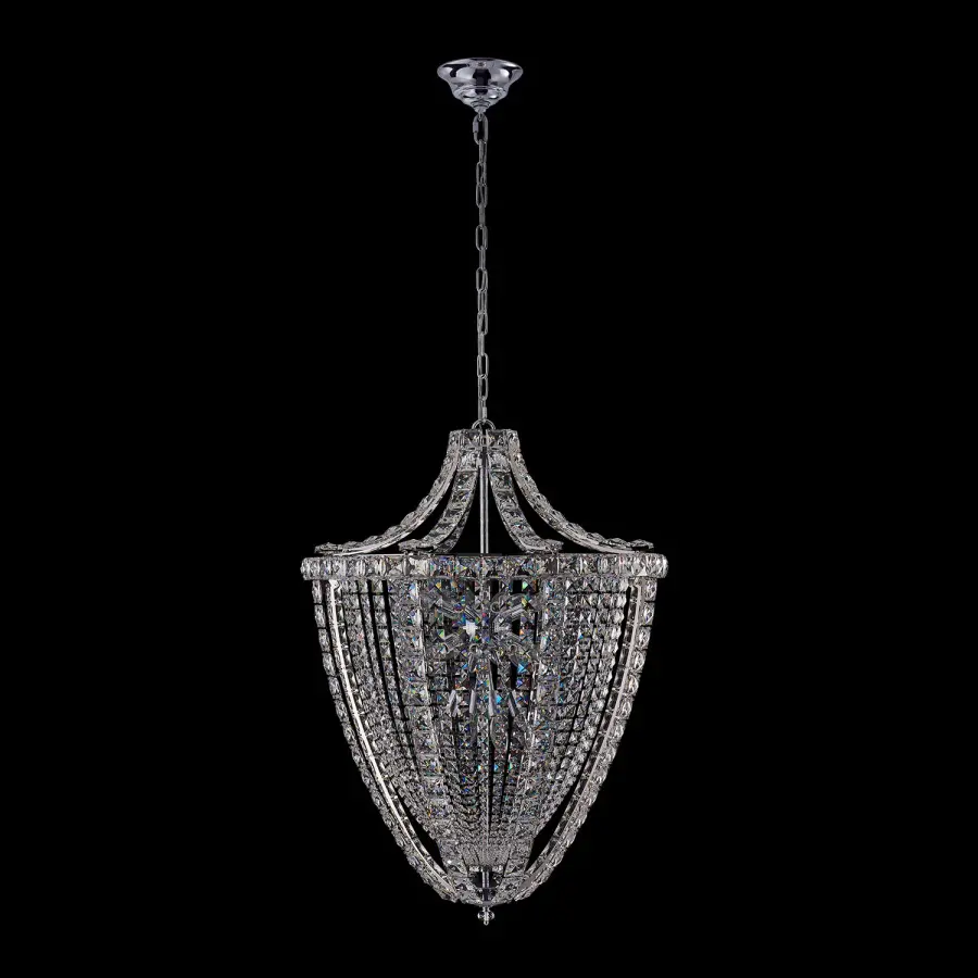 Scudo 27" Crystal Pendant in Polished Chrome - Image 3