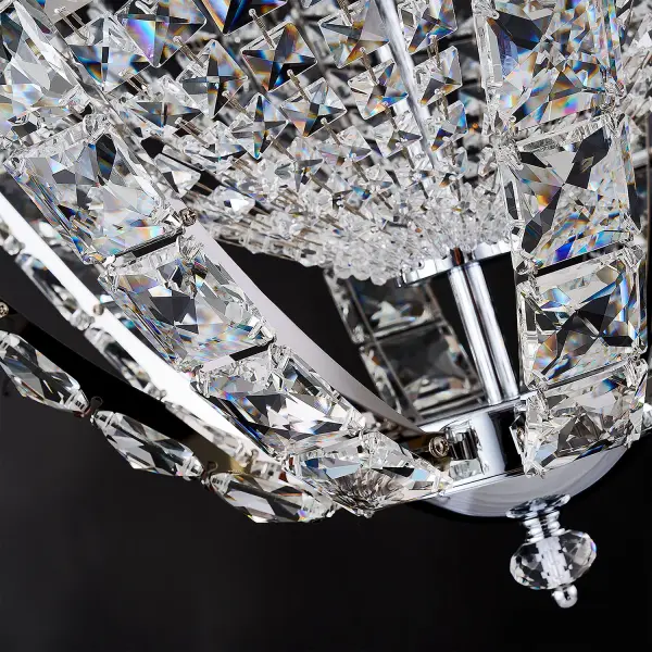 Scudo 27" Crystal Pendant in Polished Chrome - Image 4