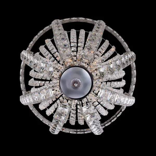 Scudo 27" Crystal Pendant in Polished Chrome - Image 5