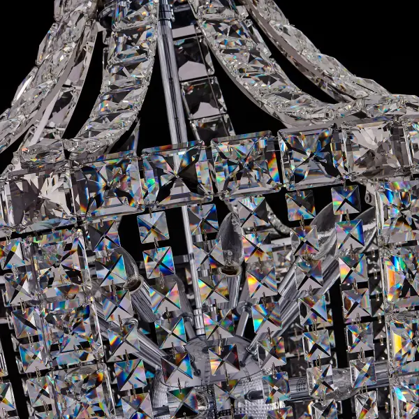 Scudo 39" Crystal Pendant in Polished Chrome - Image 3