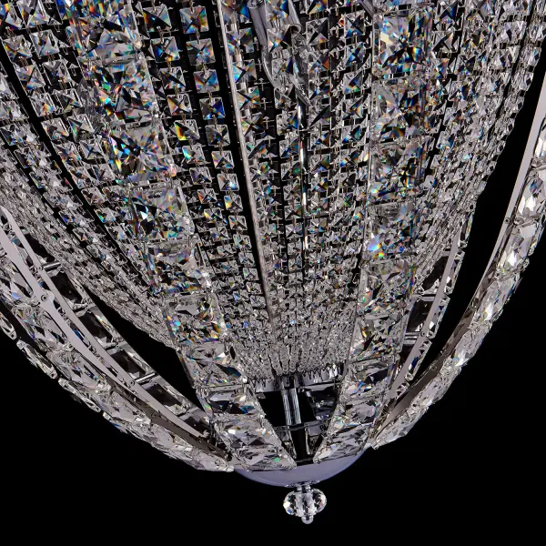 Scudo 39" Crystal Pendant in Polished Chrome - Image 5