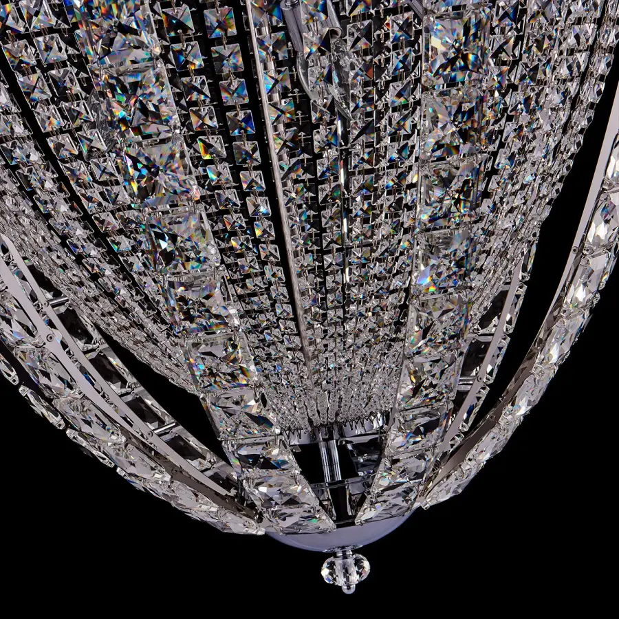 Scudo 39" Crystal Pendant in Polished Chrome - Image 5