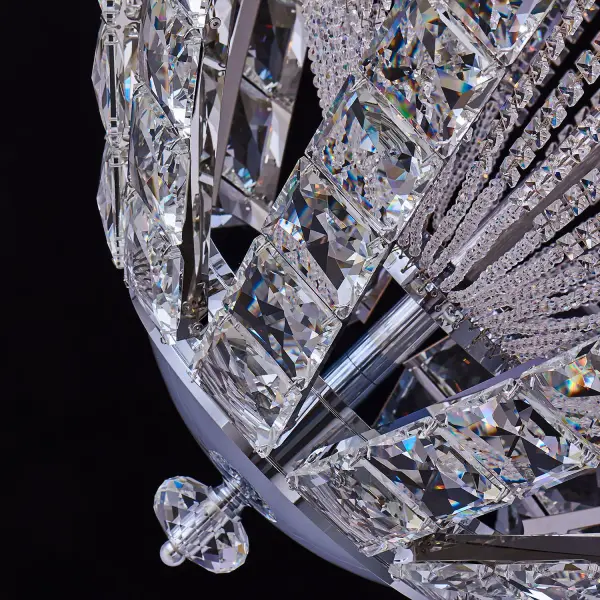 Scudo 59" Crystal Pendant in Polished Chrome - Image 3