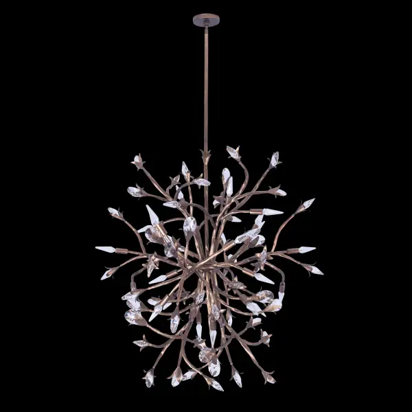 Fiore 34" Crystal Pendant Chandelier - Image 4