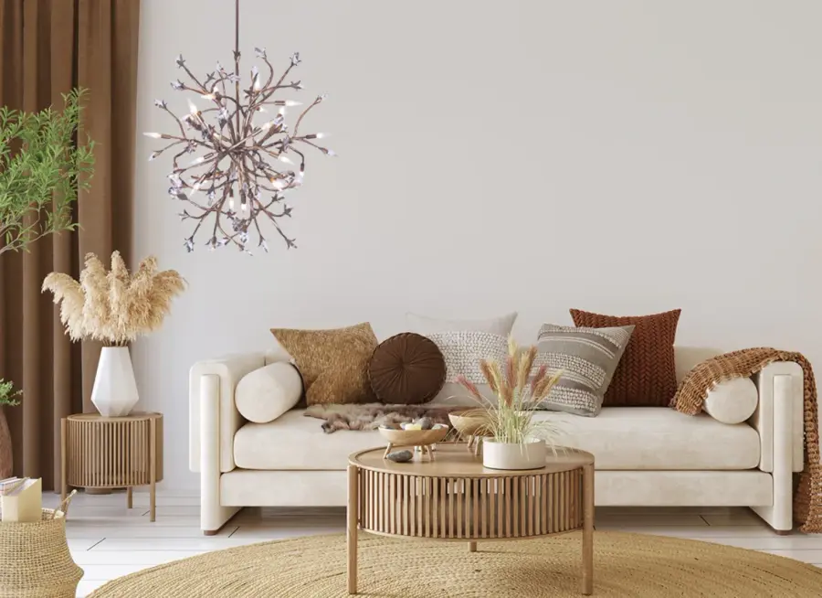 Fiore 34" Crystal Pendant Chandelier - Image 5