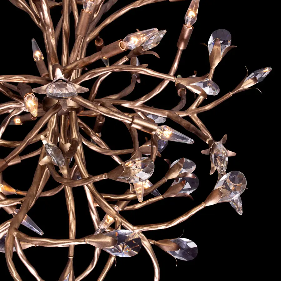 Fiore 43" Chandelier in Matte White - Image 2