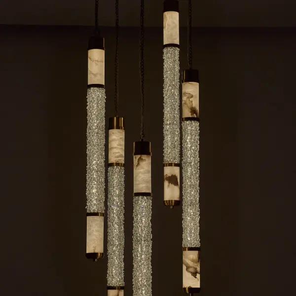 Luxurious Art Deco Statement Piece with Natural Materials - Image 3