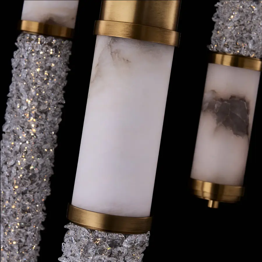 Luxurious Art Deco Statement Piece with Natural Materials - Image 5