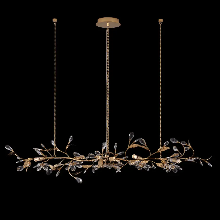 Ramo 48" Island Light in 24K Gold - Image 1