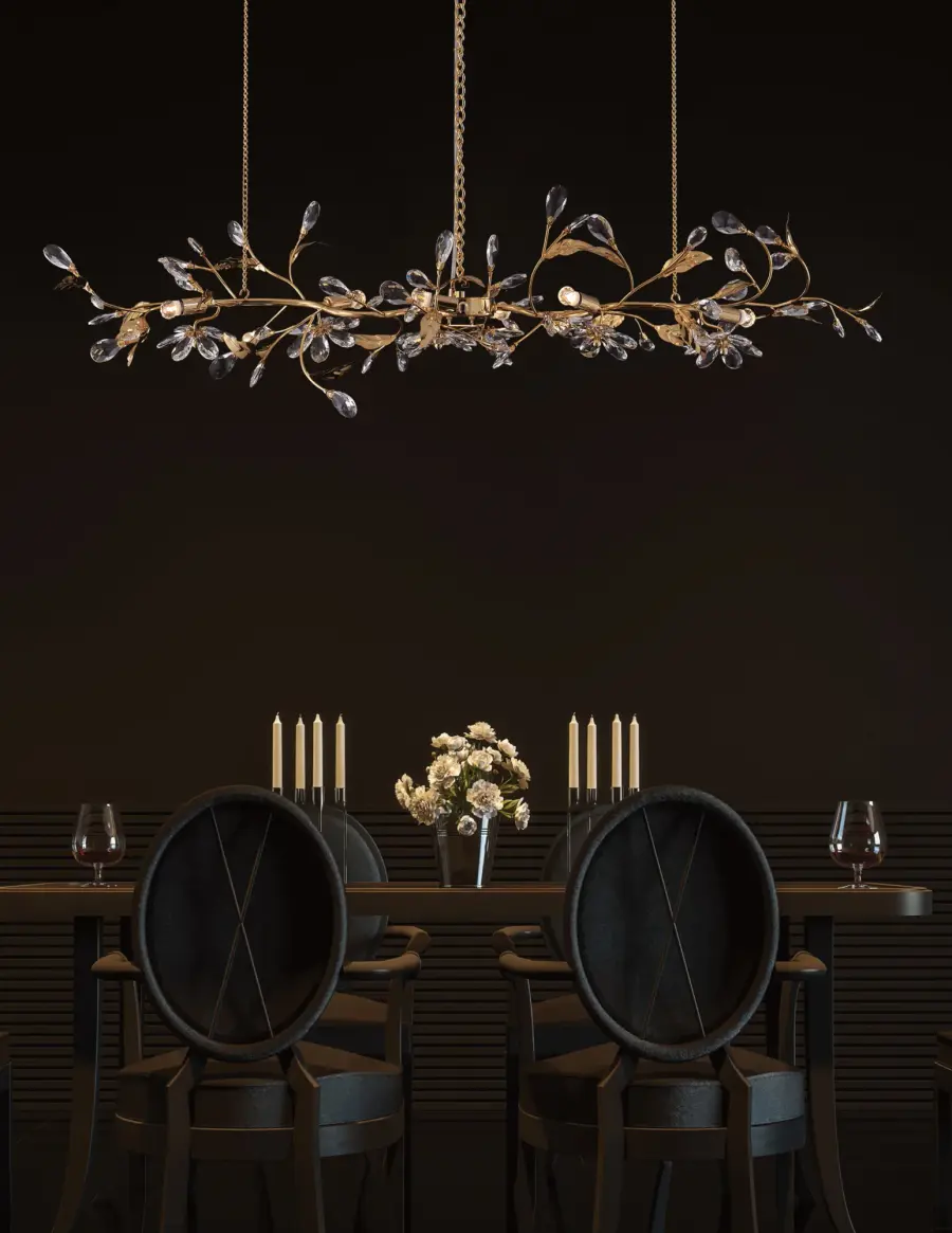 Ramo 48" Island Light in 24K Gold - Image 6