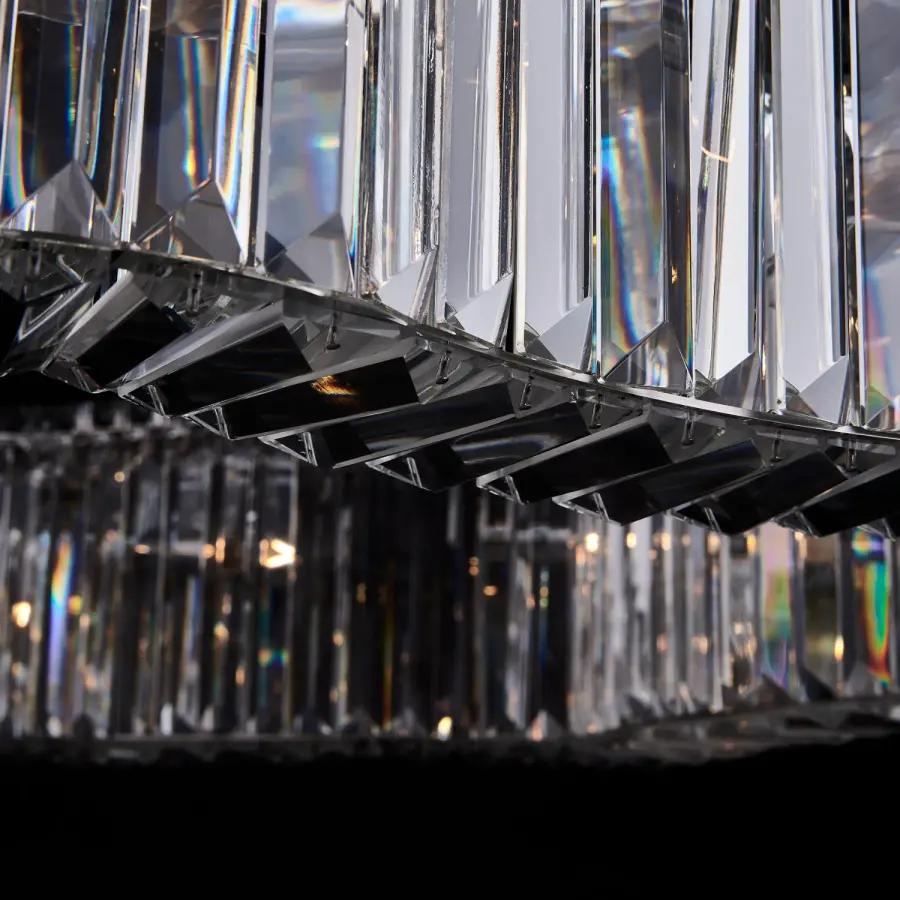 Corda 38" Crystal Pendant in Polished Chrome - Image 5