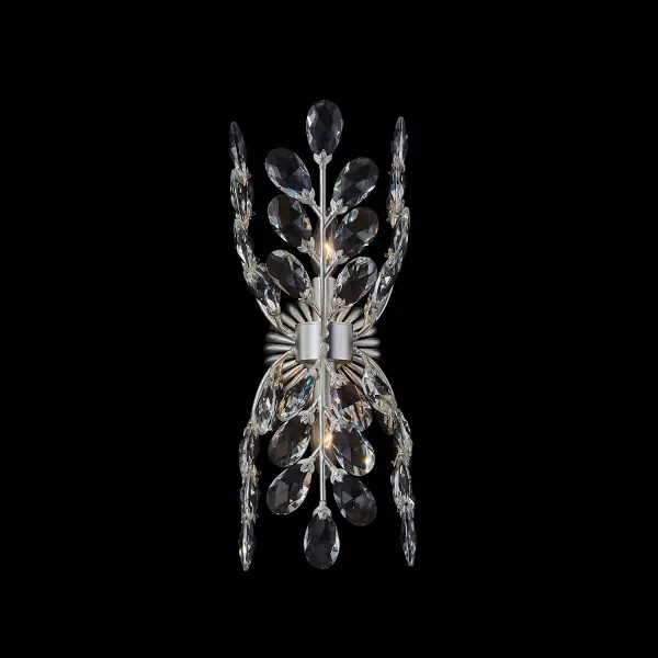 Alloro Clear Crystal Wall Sconce - Image 1