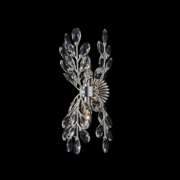Alloro Clear Crystal Wall Sconce - Image 2