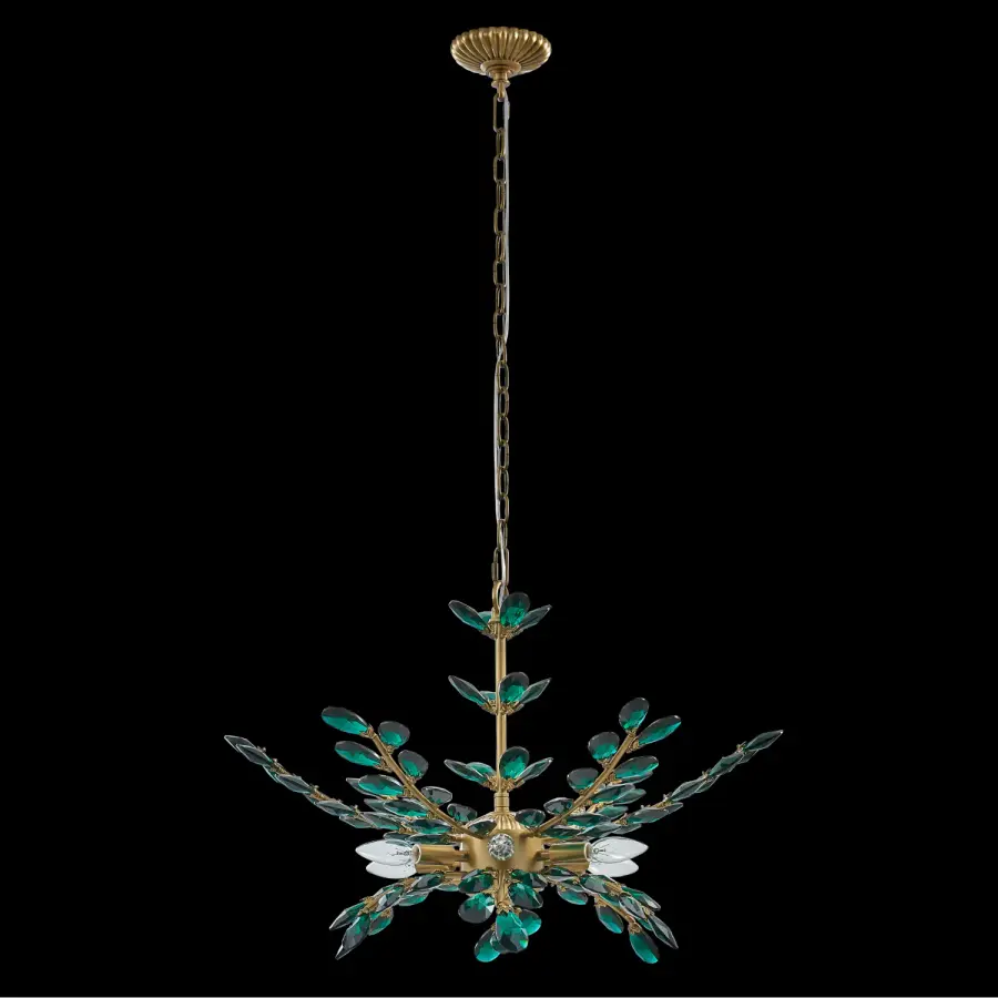 Alloro 26" Green Pendant - Image 1