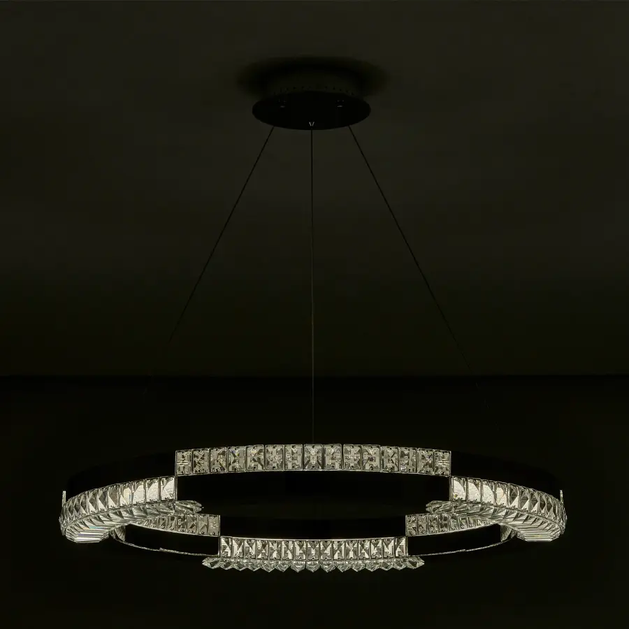 Dama 28" Chrome Pendant - Image 5