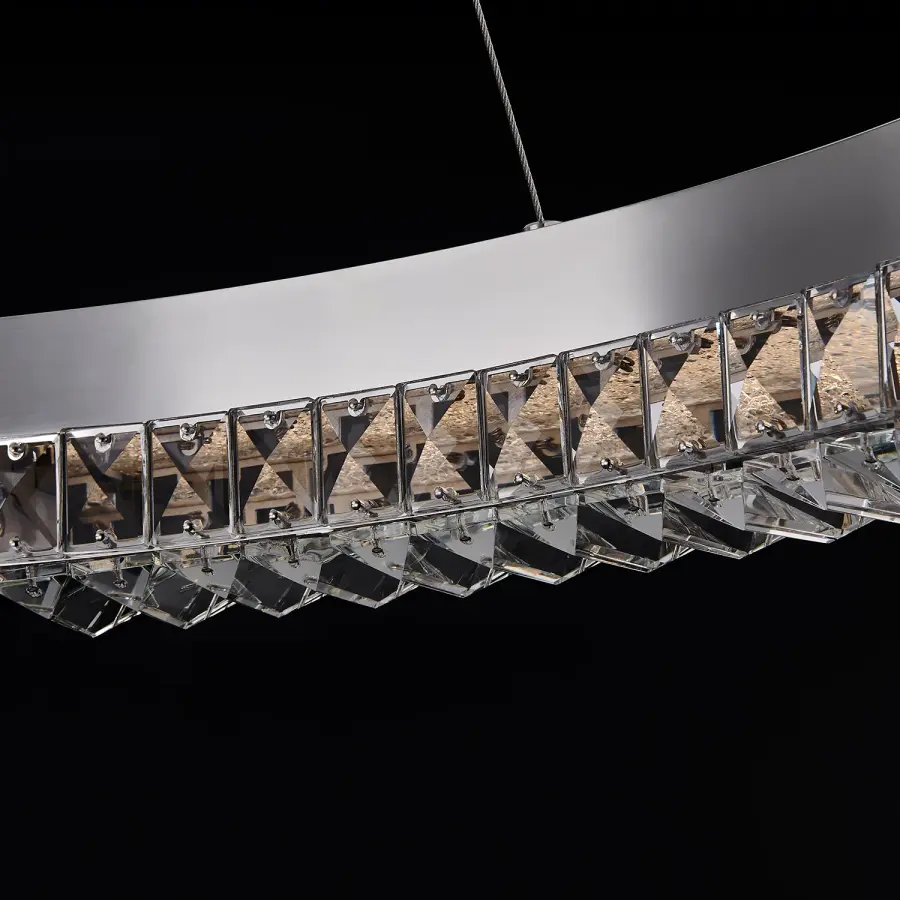 Dama 34" Chrome Pendant - Image 4