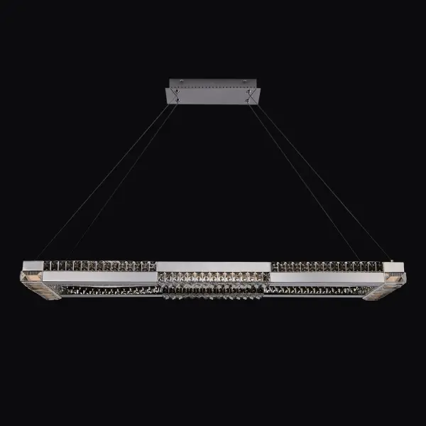 Dama 48" Chrome Island Light - Image 1