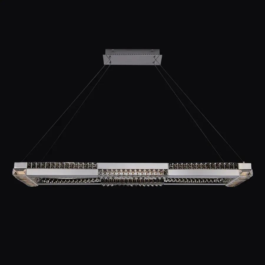 Dama 48" Chrome Island Light - Image 1