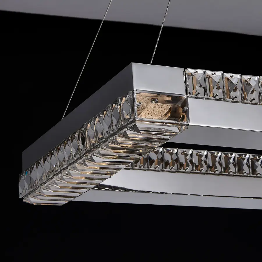Dama 48" Chrome Island Light - Image 3