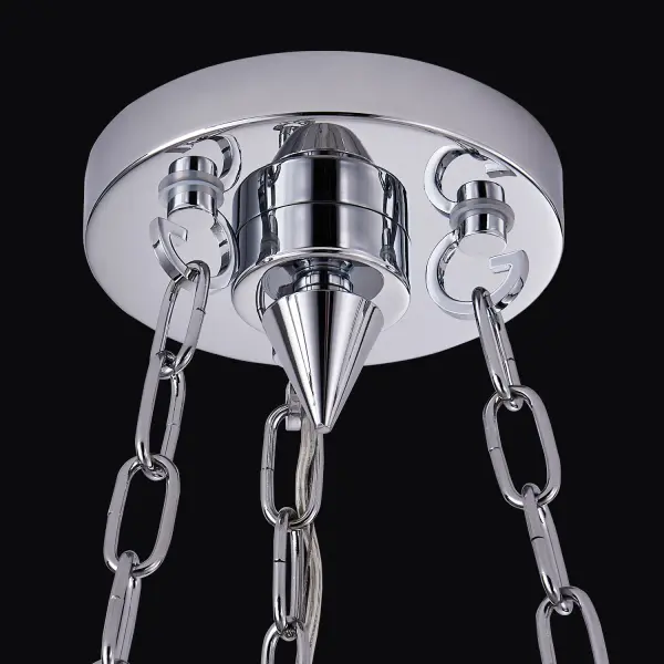Circolare 19" Crystal Ring Pendant - Image 3