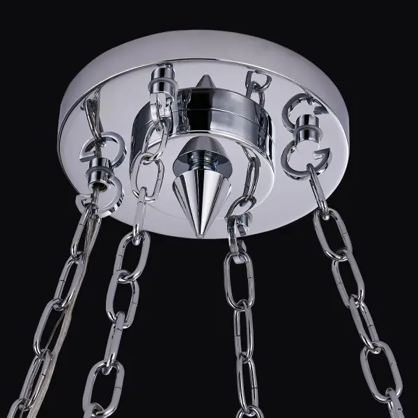 Circolare 28" Crystal Ring Pendant - Image 3