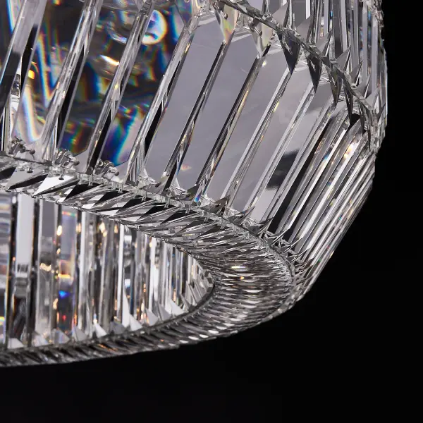 Circolare 36" Crystal Ring Pendant - Image 3