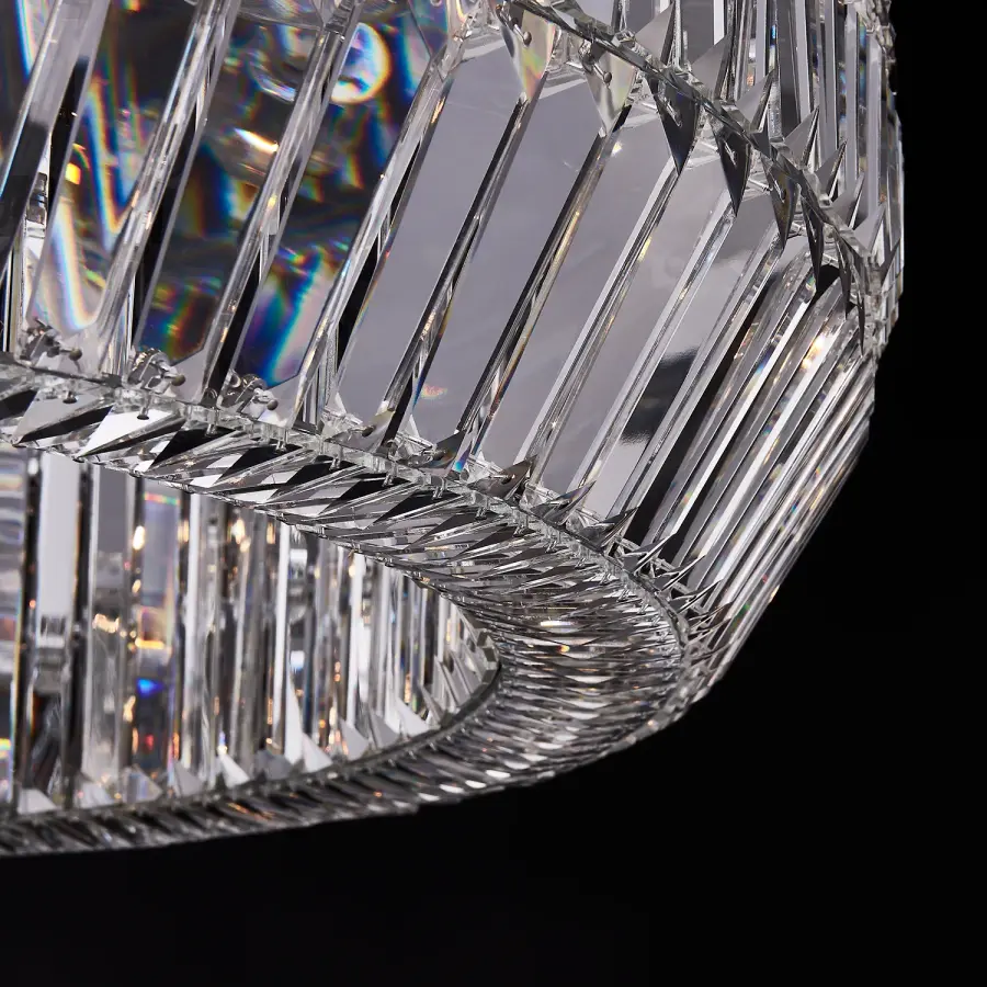 Circolare 36" Crystal Ring Pendant - Image 3