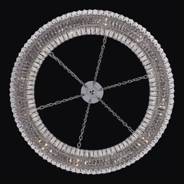 Circolare 36" Crystal Ring Pendant - Image 4