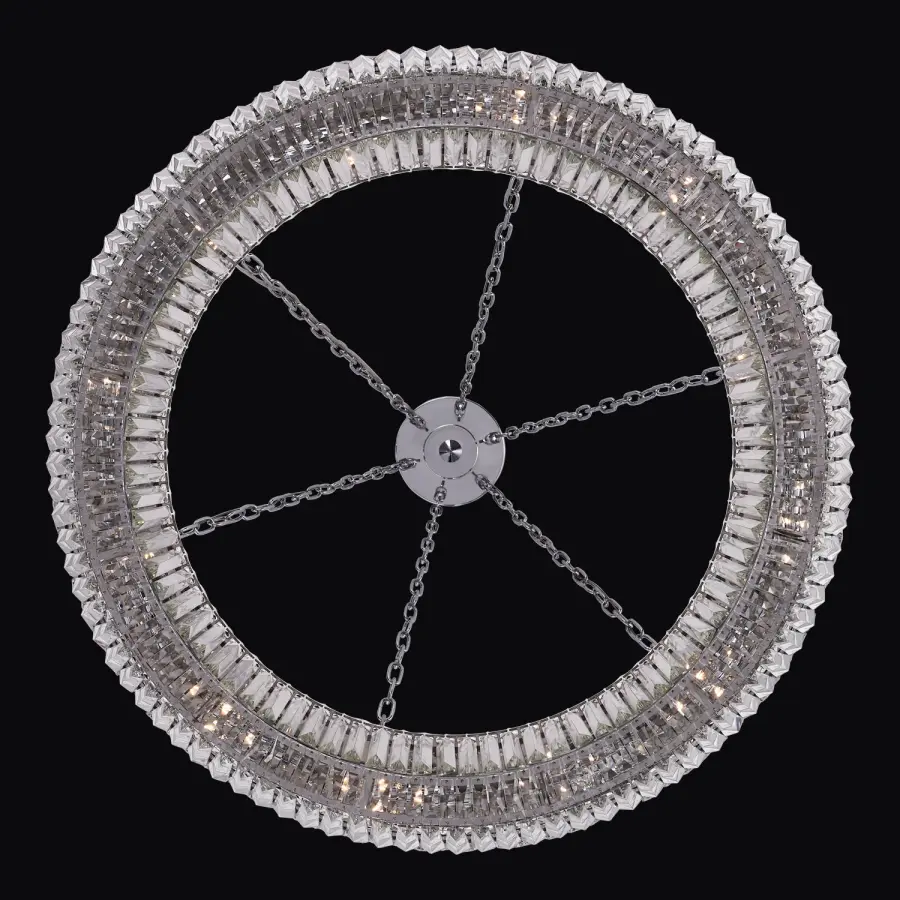 Circolare 36" Crystal Ring Pendant - Image 4