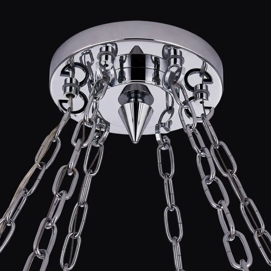 Circolare 36" Crystal Ring Pendant - Image 5