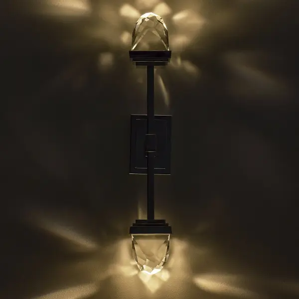 Taglio LED Polished Silver Wall Sconce - Image 4