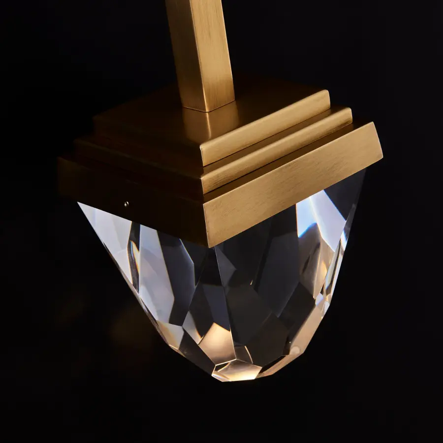 Taglio LED True Brass Wall Sconce - Image 4