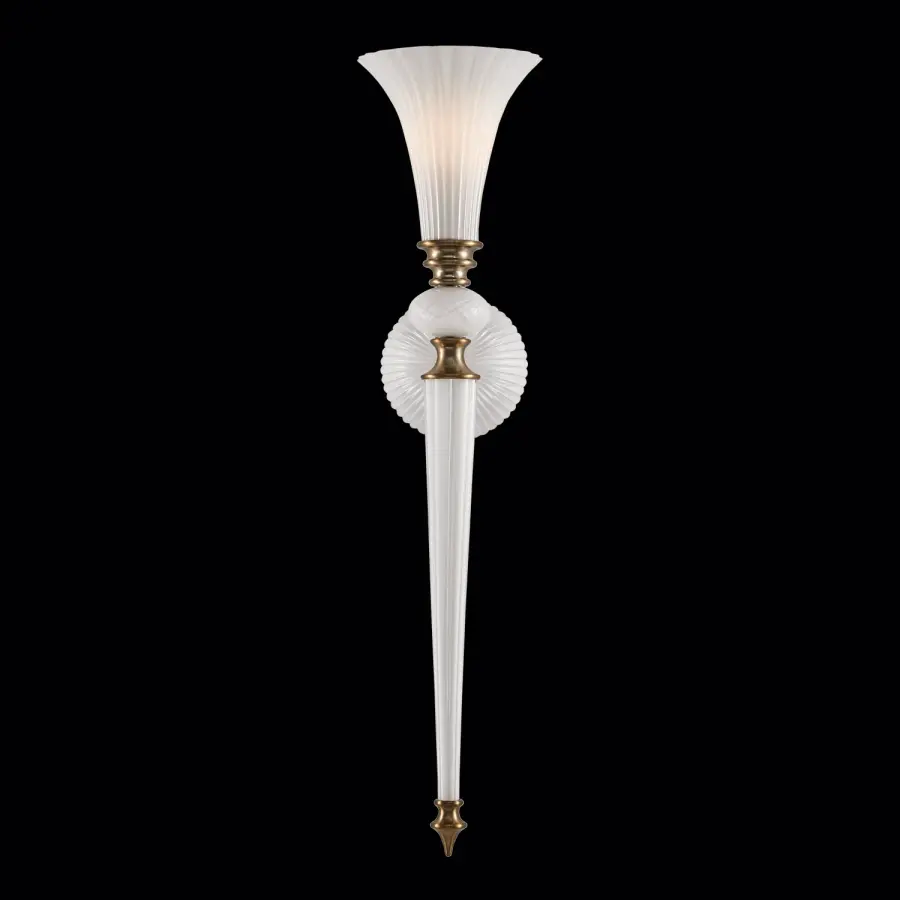 Bianca Wall Sconce in Winter Brass - Image 1