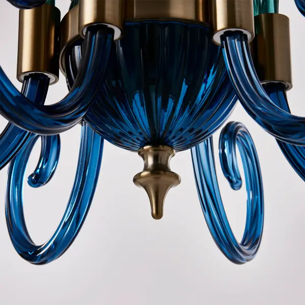 Tinta 6-Light Chandelier in Winter Brass - Image 3