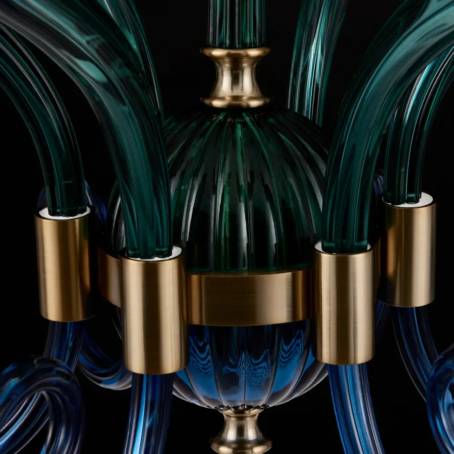 Tinta 6-Light Chandelier in Winter Brass - Image 4