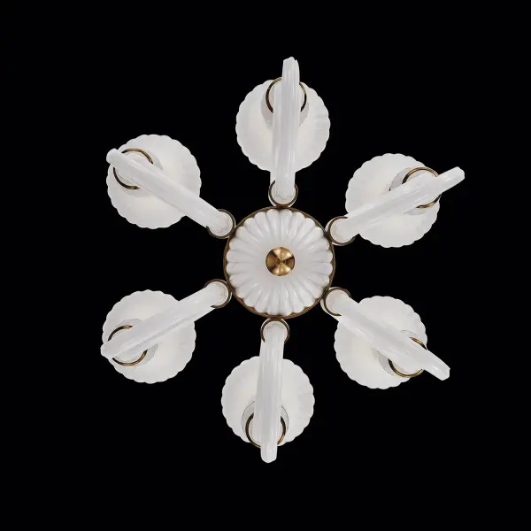 Bianca 28" Chandelier in Winter Brass - Image 2