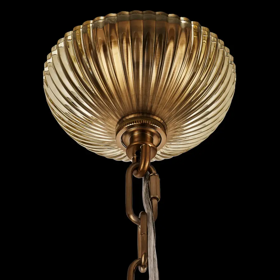 Tinta 8-Light Chandelier in Winter Brass - Image 5