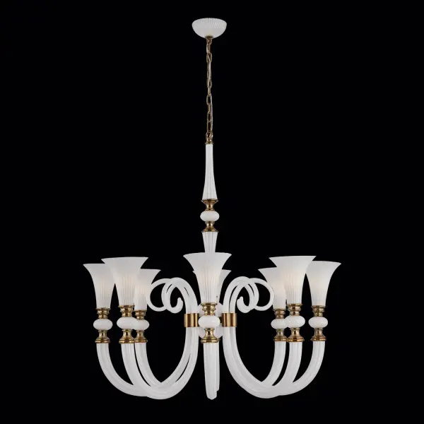 Bianca 42" Chandelier in Winter Brass - Image 1