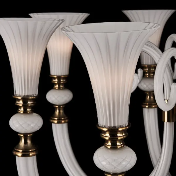 Bianca 42" Chandelier in Winter Brass - Image 4