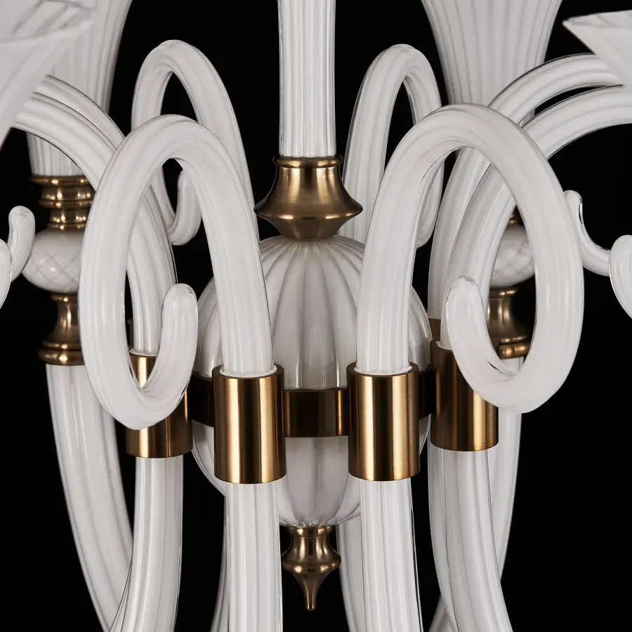 Bianca 42" Chandelier in Winter Brass - Image 5