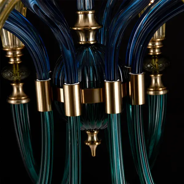 Tinta 2-Tier Chandelier in Winter Brass - Image 4