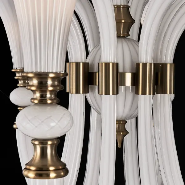 Bianca 2-Tier Chandelier in Winter Brass - Image 5